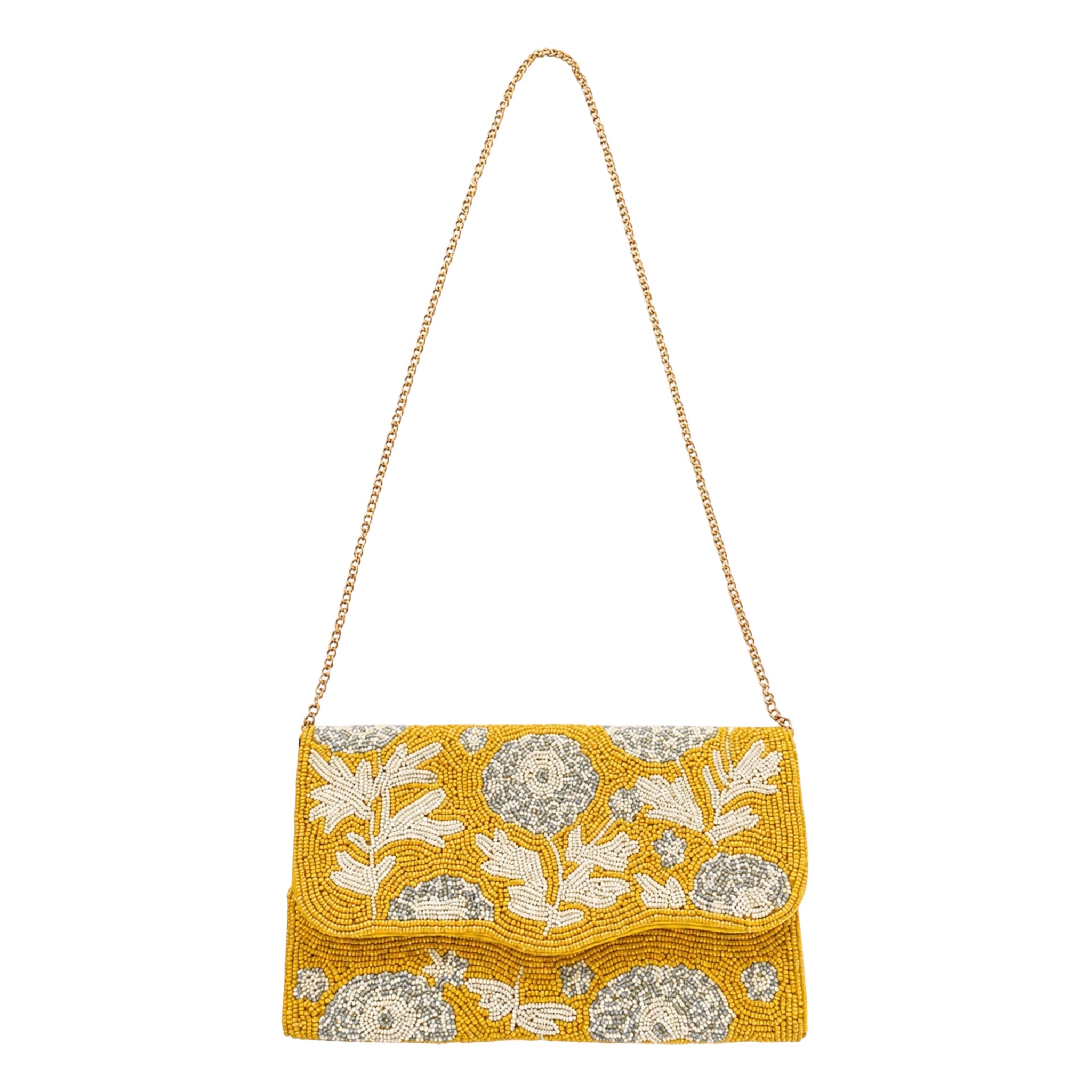 Soleil Bloom Embroidered Clutch – Image 2 | JOYCO