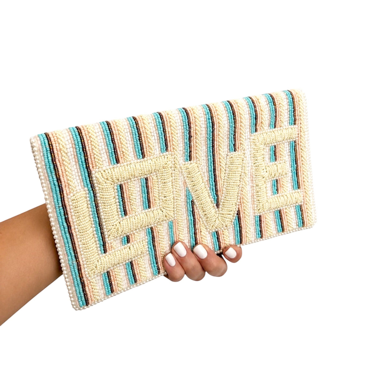 Love Embroidered Clutch – Image 3 | JOYCO