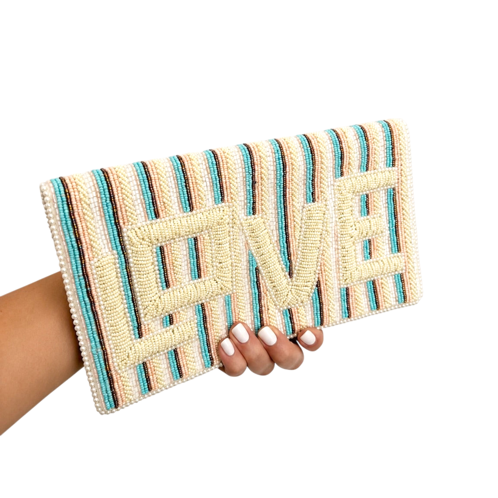 Love Embroidered Clutch – Image 3 | JOYCO