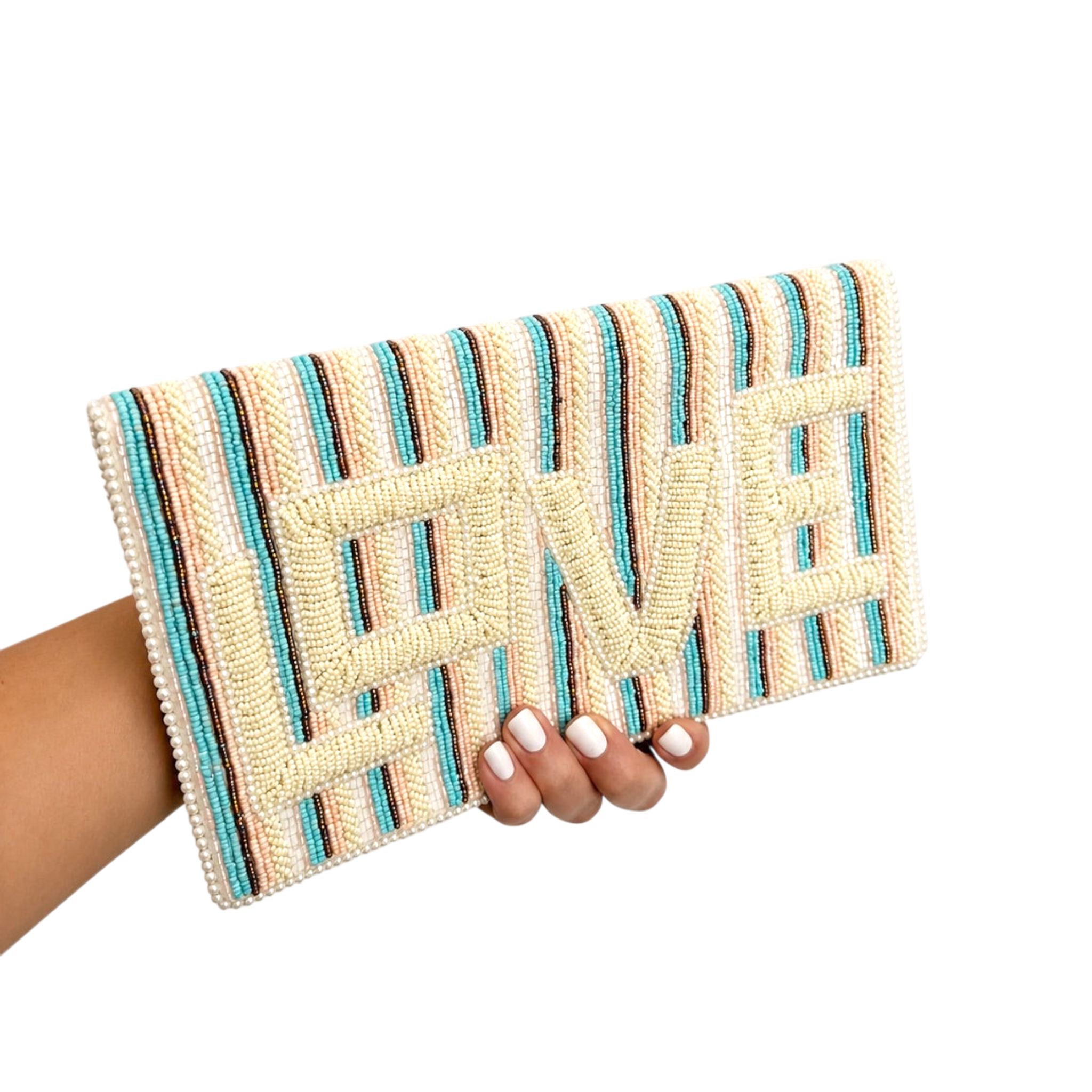 Love Embroidered Clutch – Image 3 | JOYCO