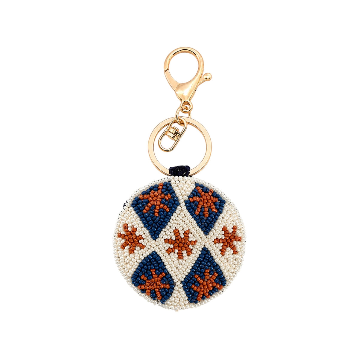 Golden Azure Embroidered Keychain – Image 1 | JOYCO