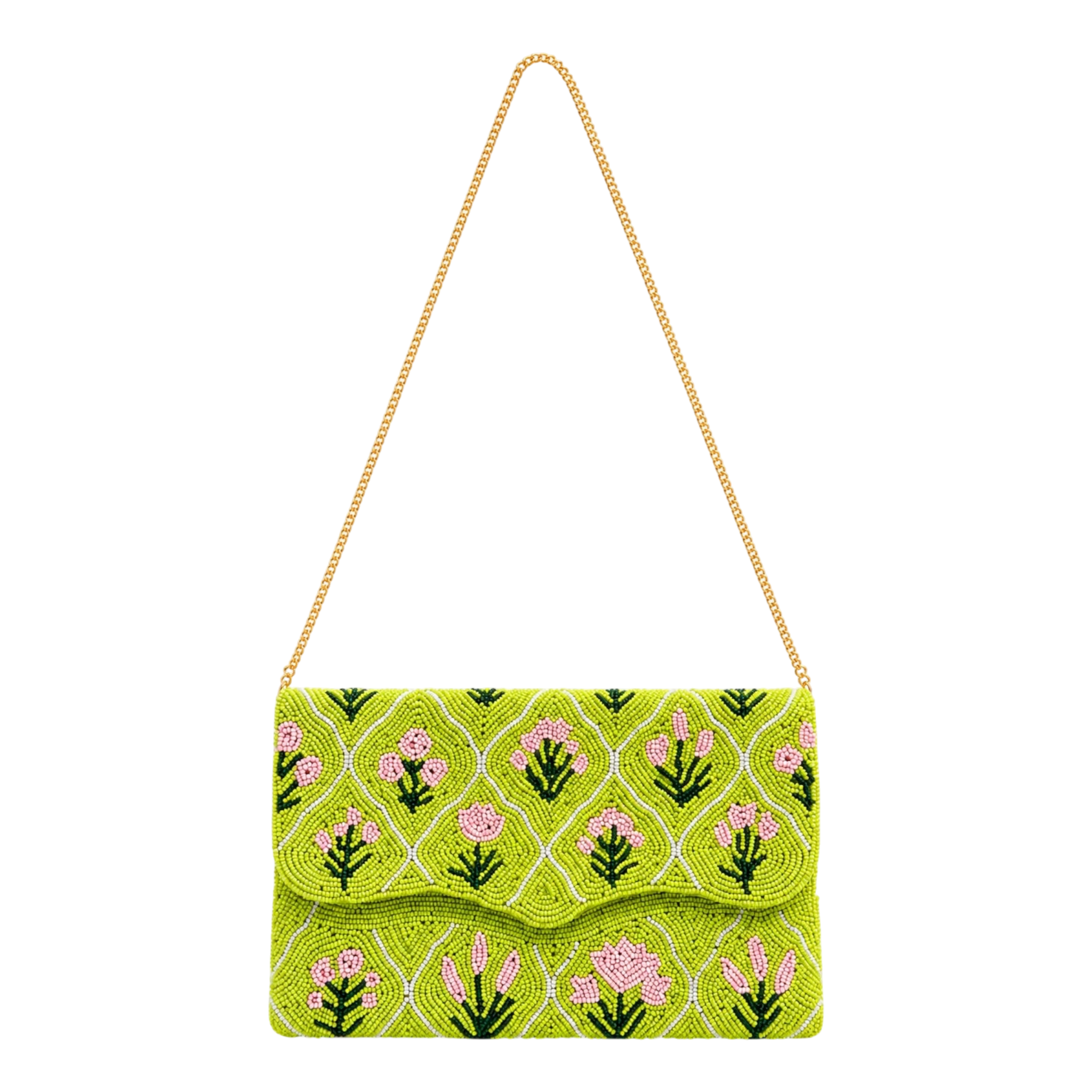 Verdant Muse Embroidered Clutch – Image 2 | JOYCO