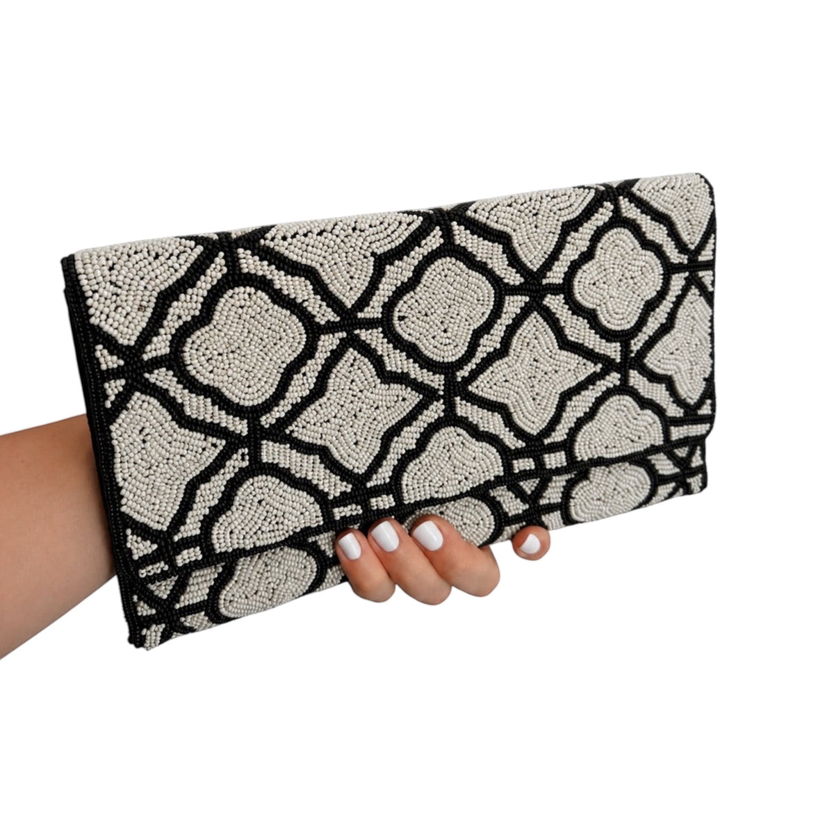 Maison Blanc Embroidered Clutch – Image 4 | JOYCO