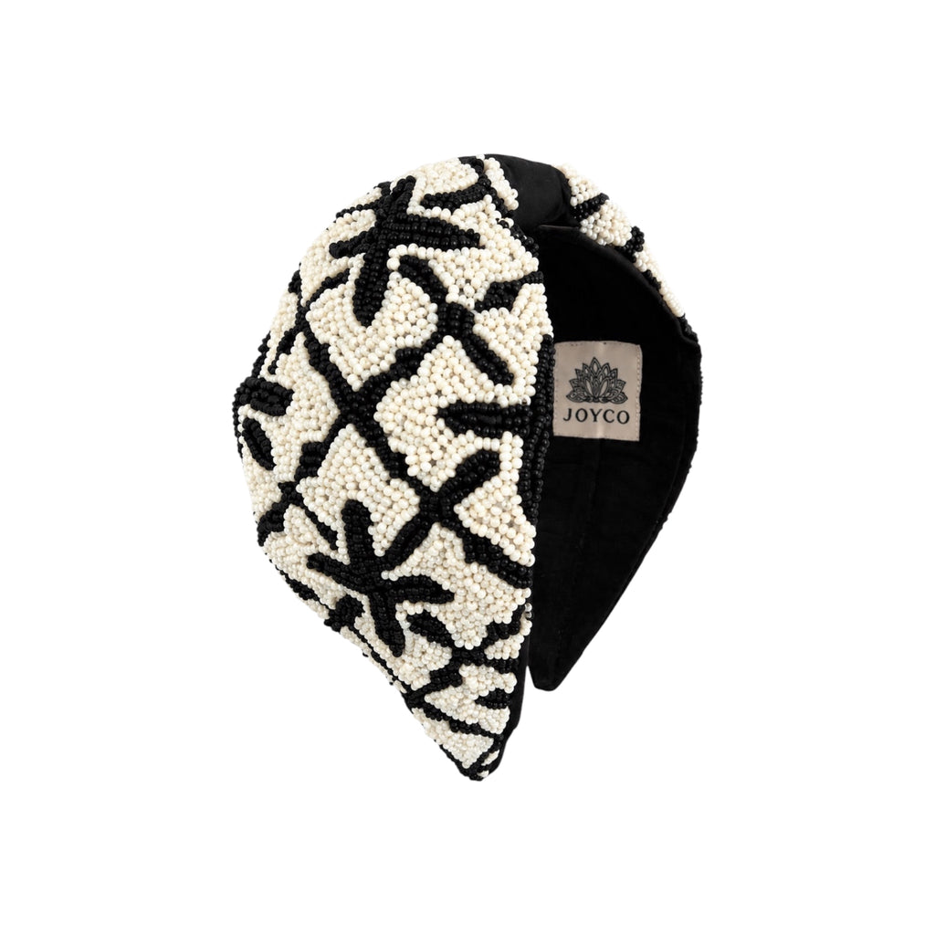 Alina Embroidered Women Headband – Front View | JOYCO