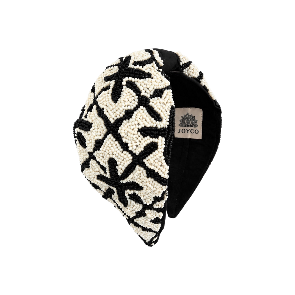 Alina Embroidered Women Headband – Front View | JOYCO