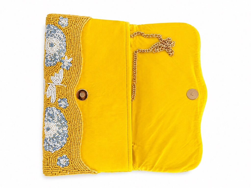 Soleil Bloom Embroidered Clutch