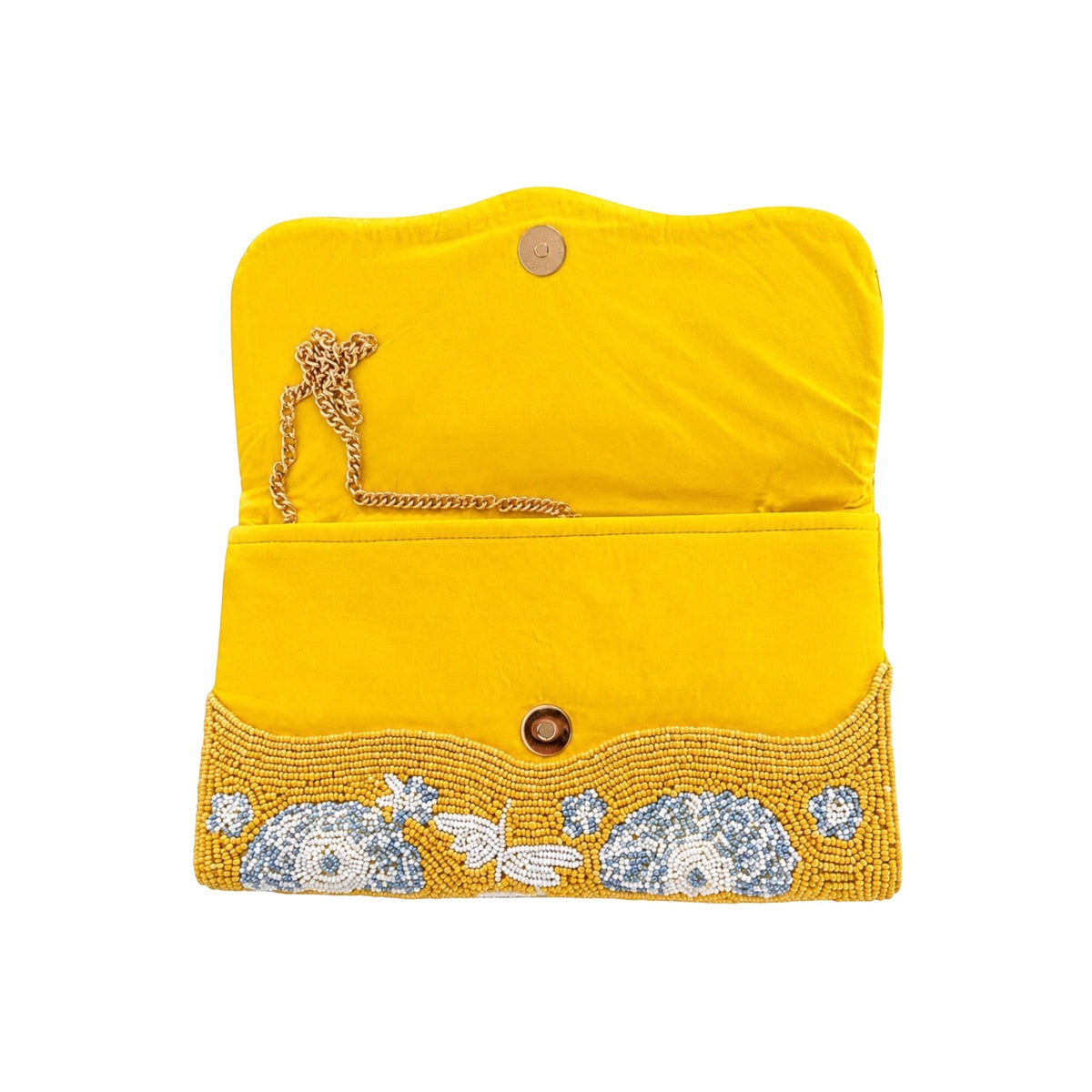 Soleil Bloom Embroidered Clutch – Image 3 | JOYCO