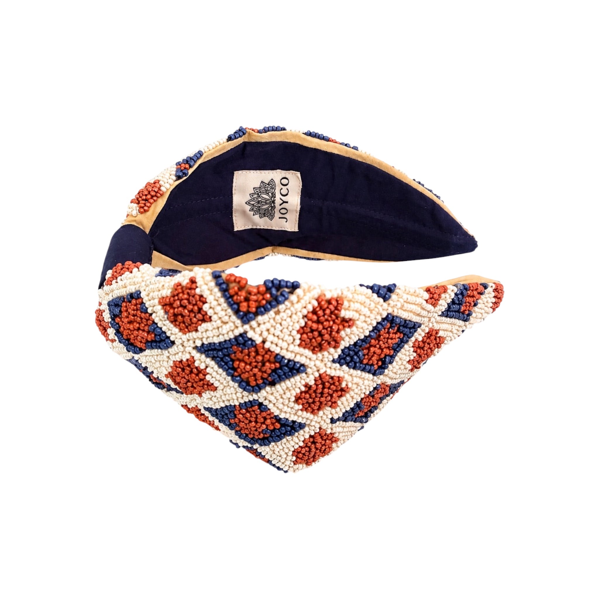 Golden Azure Embroidered Women Headband – Image 5 | JOYCO