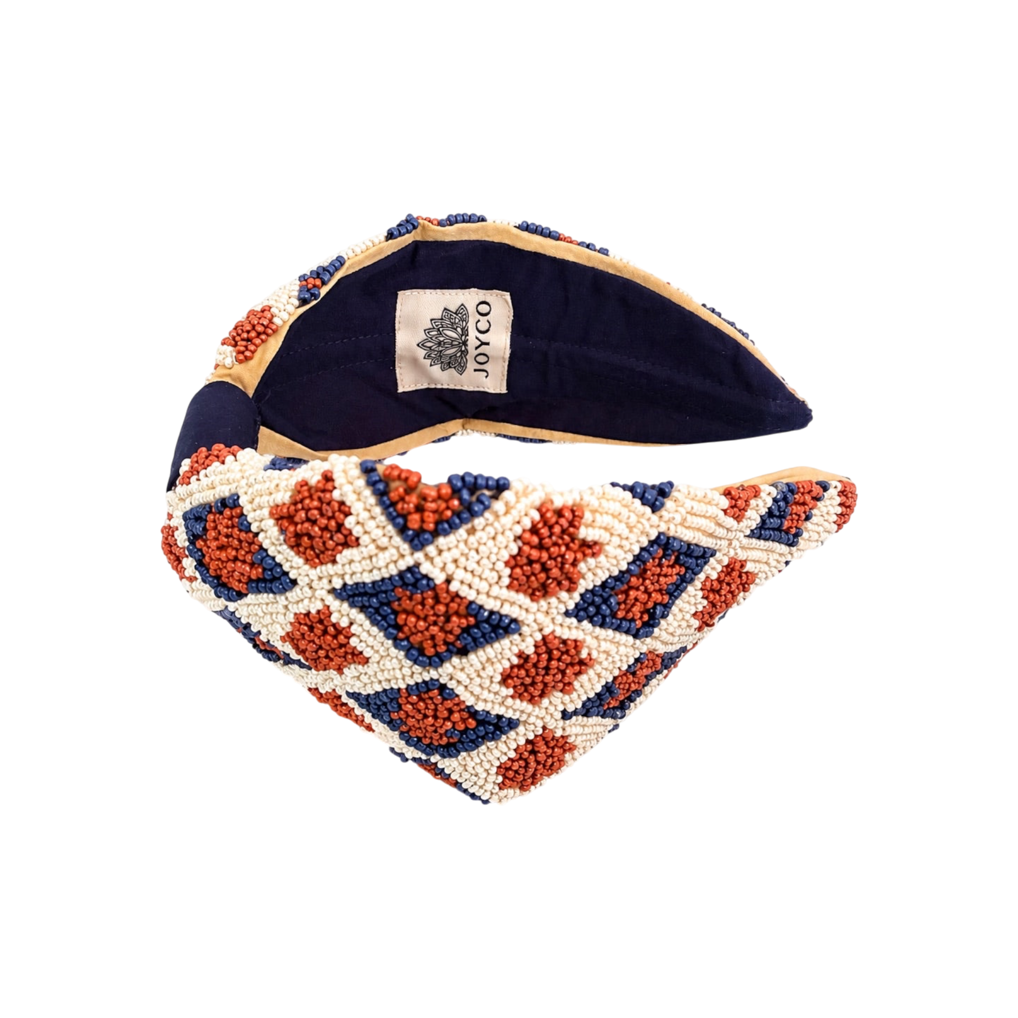Golden Azure Embroidered Women Headband – Image 5 | JOYCO