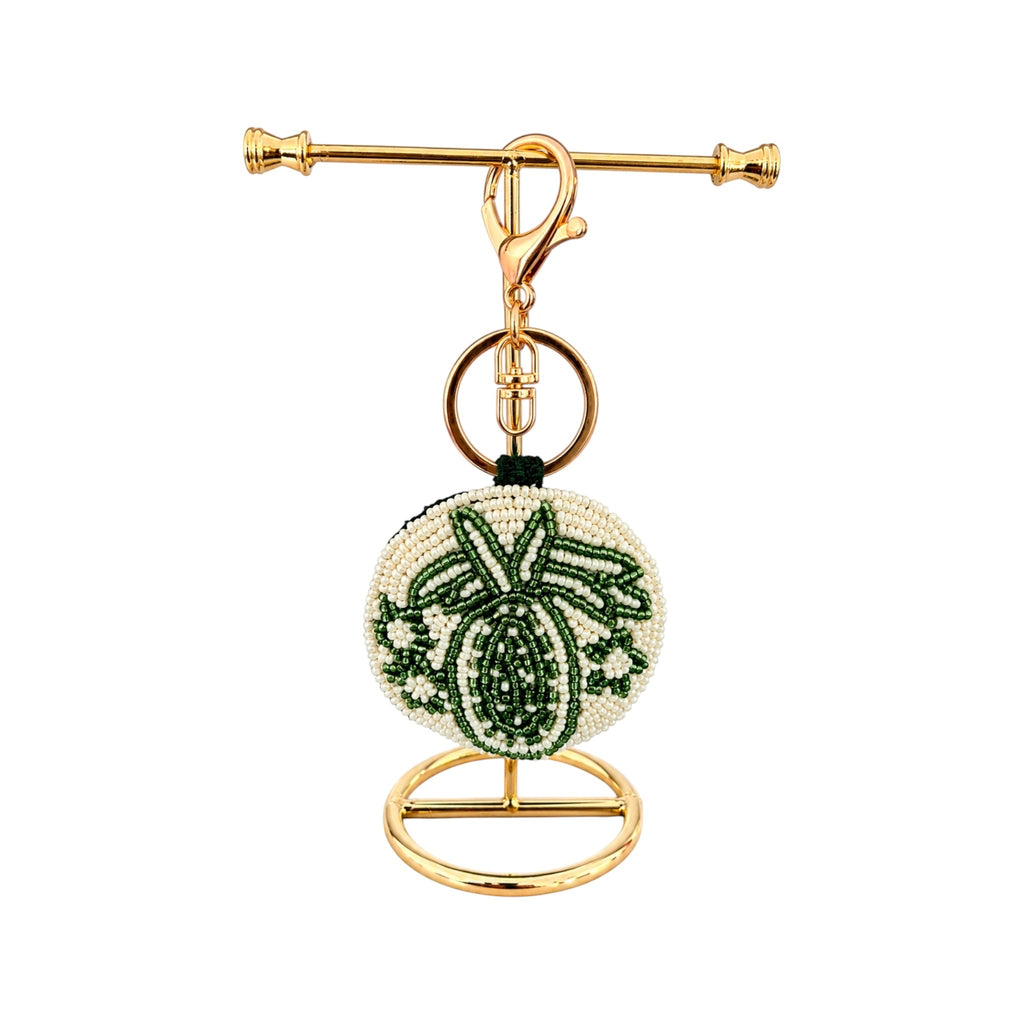 Emerald Green Embrodiered Keychain – Image 2 | JOYCO