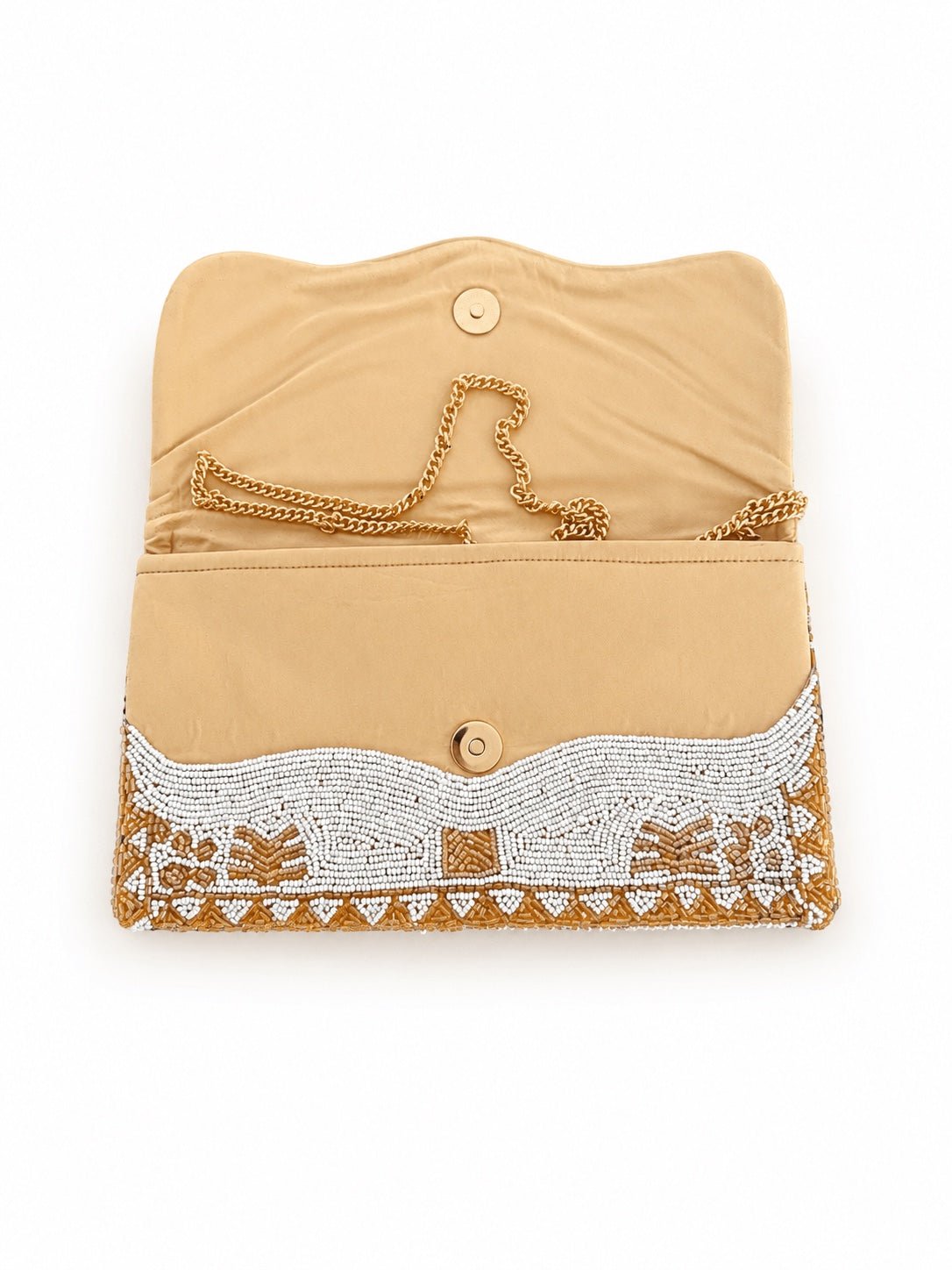 Palm Glow Embroidered Clutch – Image 3 | JOYCO
