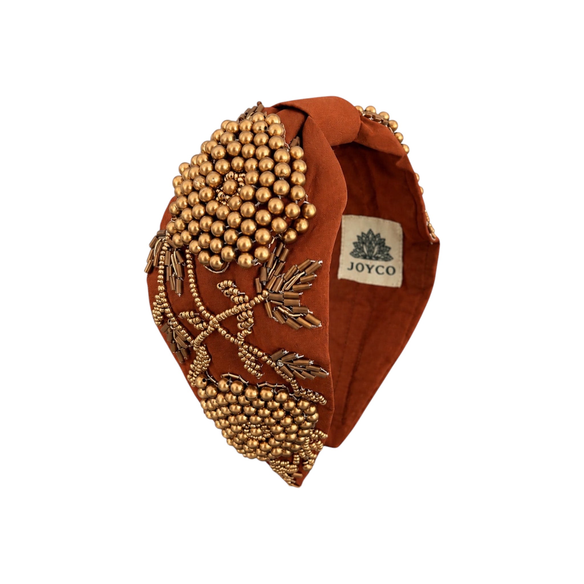 Audrey Embroidered Women Headband – Front View | JOYCO