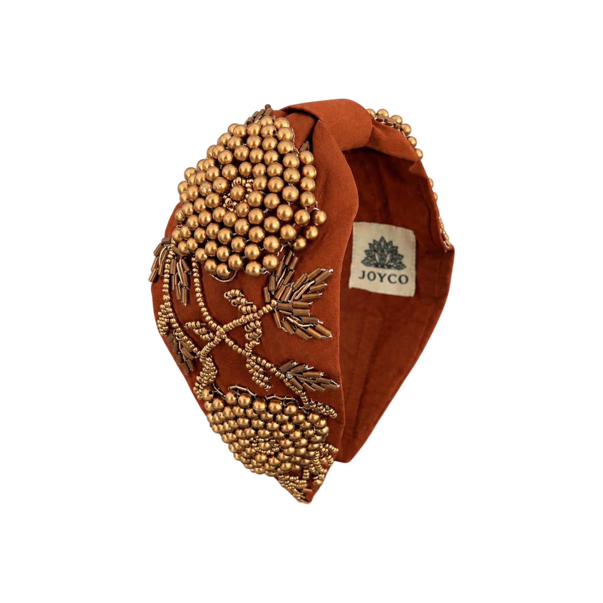 Audrey Embroidered Women Headband – Front View | JOYCO
