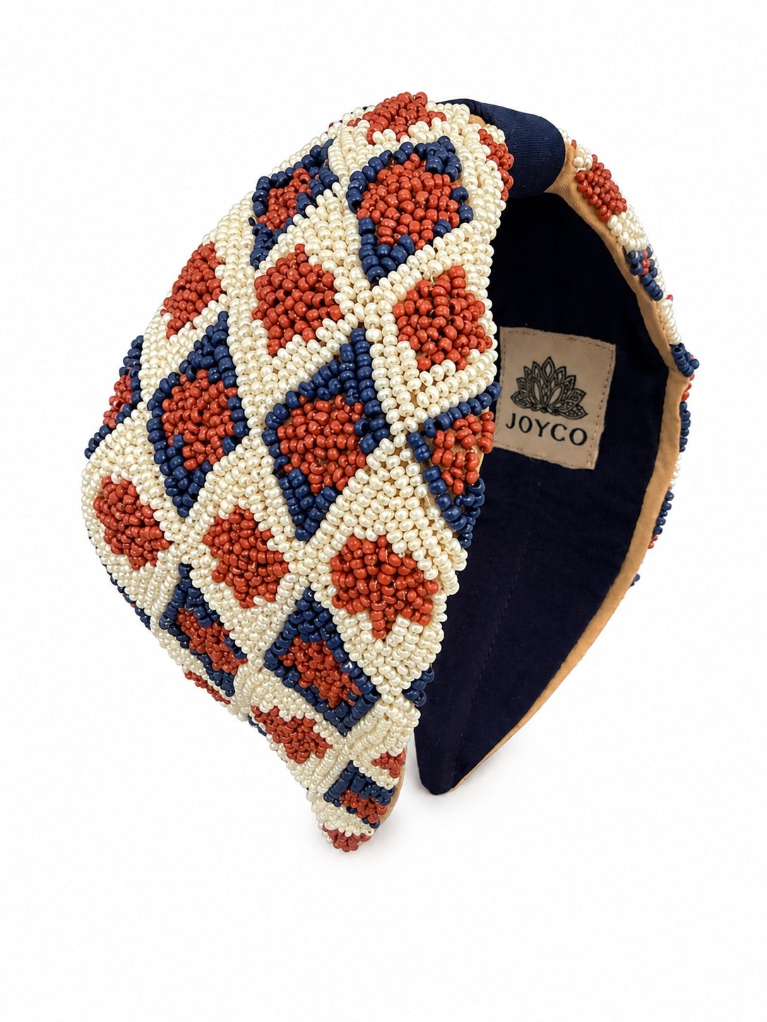 Golden Azure Embroidered Women Headband