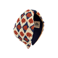 Golden Azure Embroidered Women Headband – Front View | JOYCO