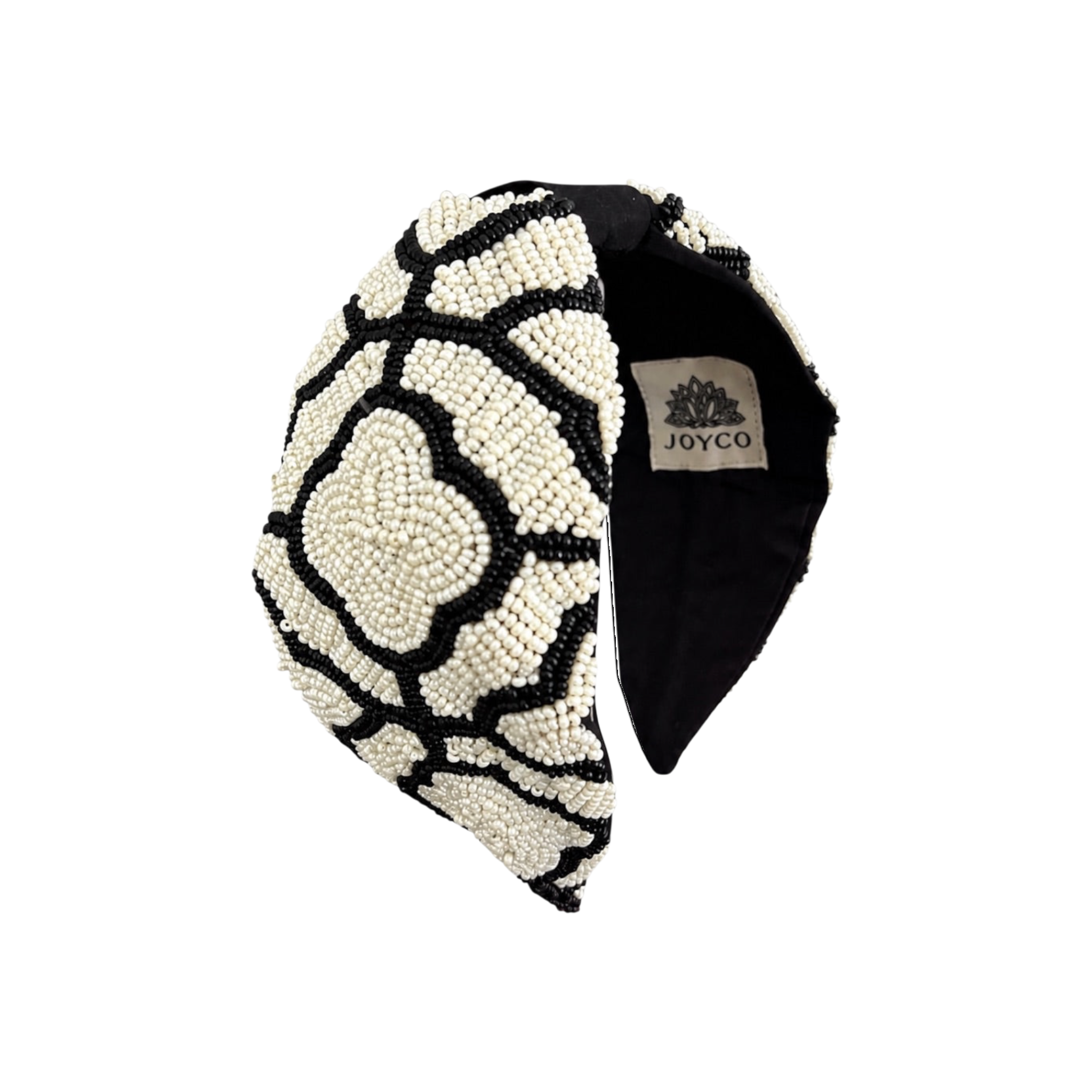 Gloria Embroidered Women Headband – Front View | JOYCO