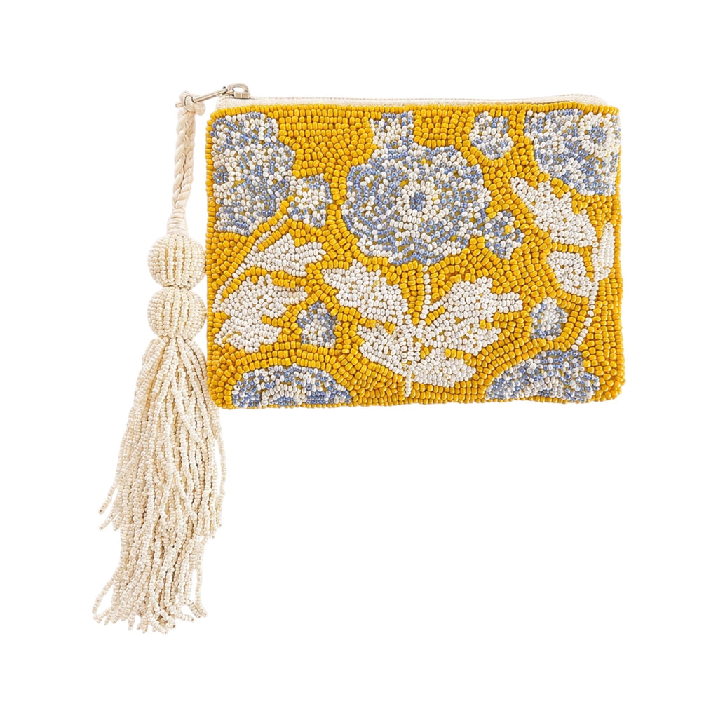 Soleil Bloom Embroidered Pouch – Image 1 | JOYCO