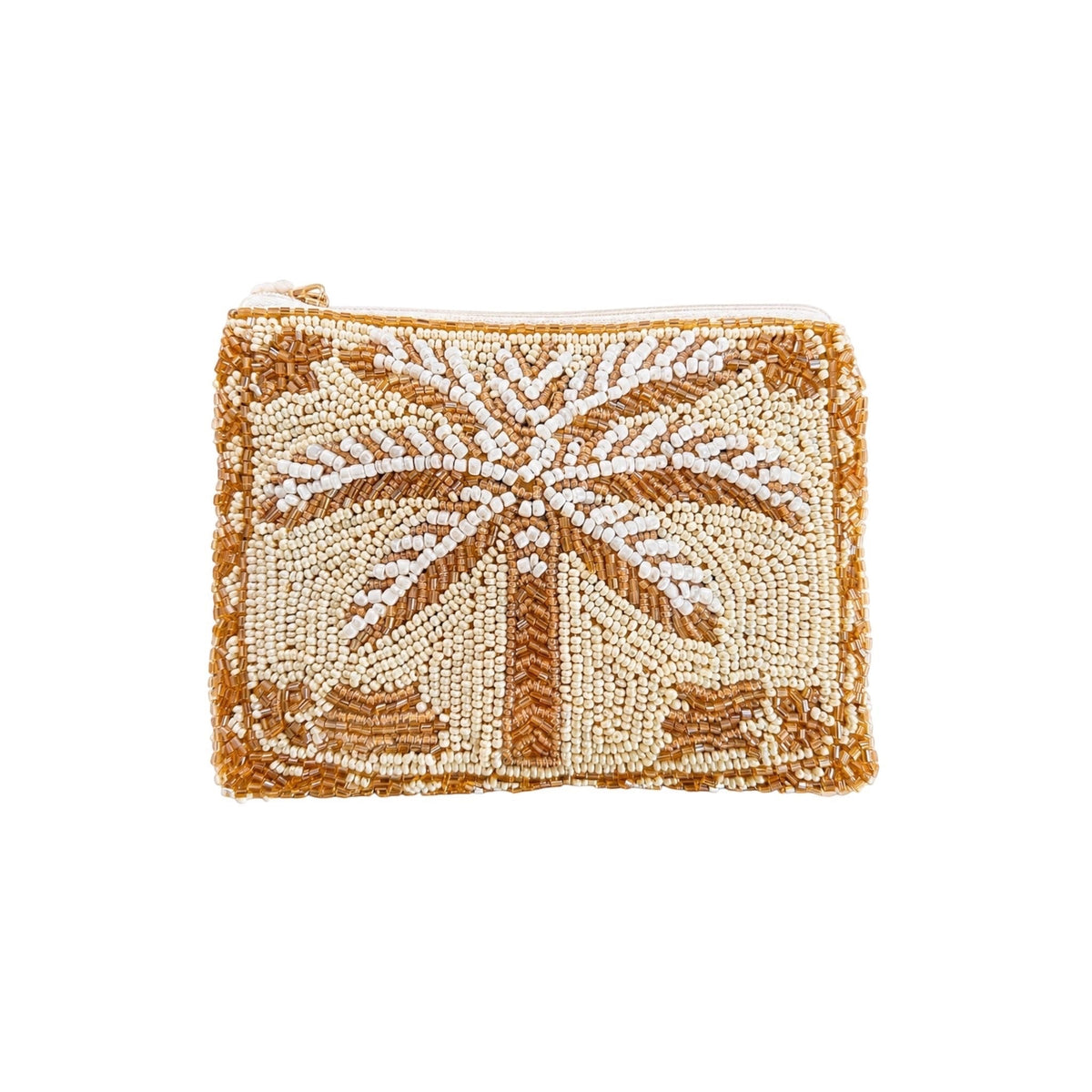Palm Glow Embroidered Pouch – Image 2 | JOYCO
