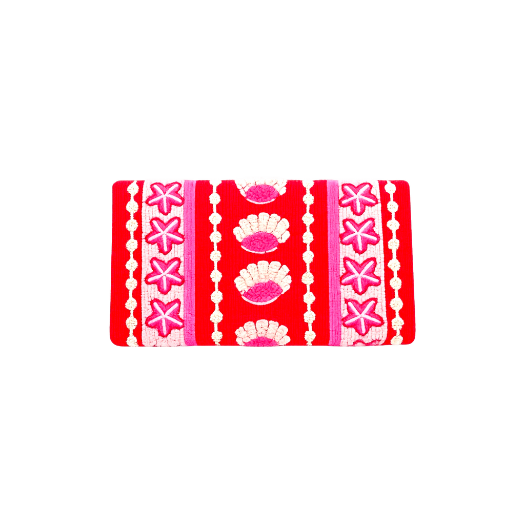 Coral Royale Embroidered Clutch – Image 5 | JOYCO