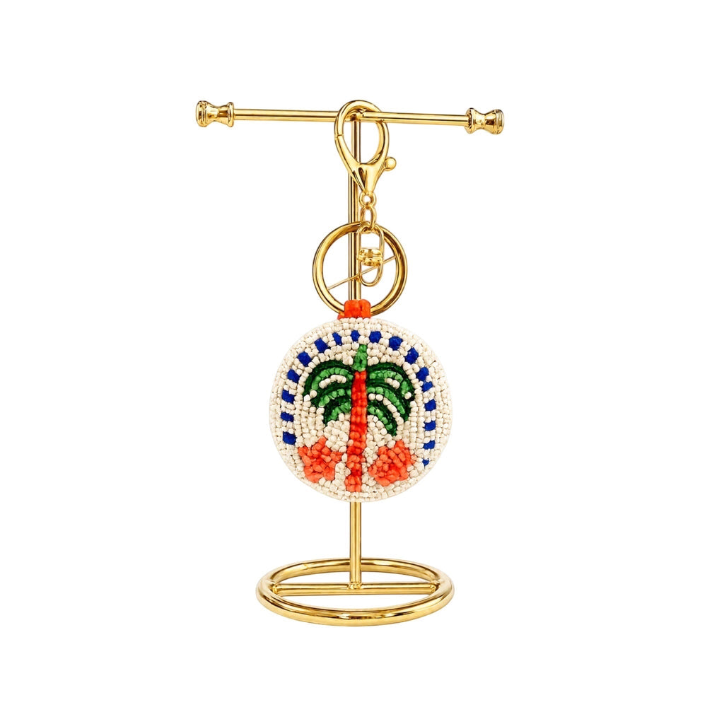 Palm Mirage Embroidered Keychain – Image 2 | JOYCO