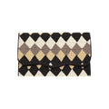 Aurora Embroidered Clutch – Front View | JOYCO