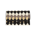Aurora Embroidered Clutch – Front View | JOYCO