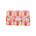 Palm Candy Embroidered Clutch – Front View | JOYCO