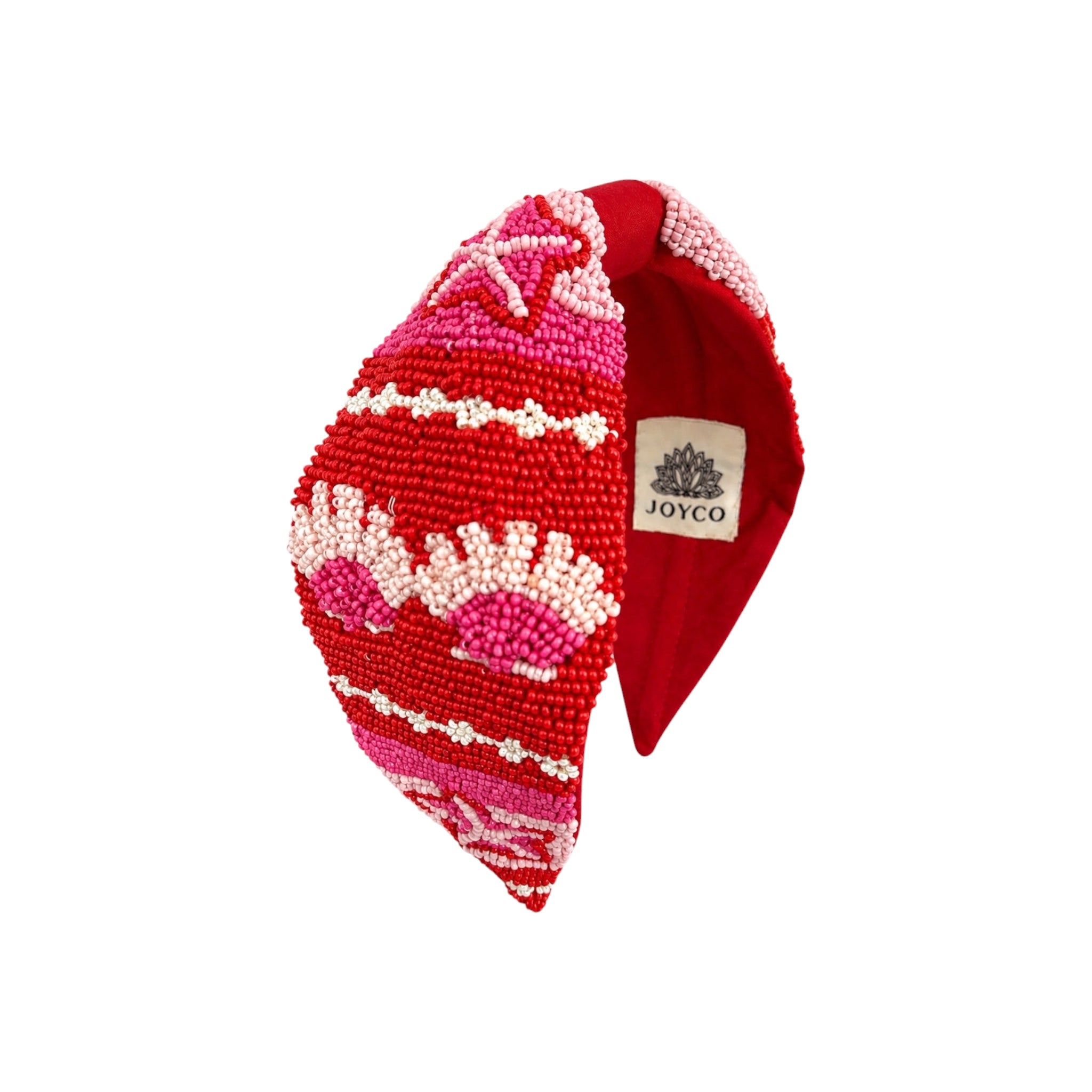 Coral Royale Embroidered Women Headband – Front View | JOYCO