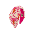 Palm Candy Embroidered Women Headband – Front View | JOYCO