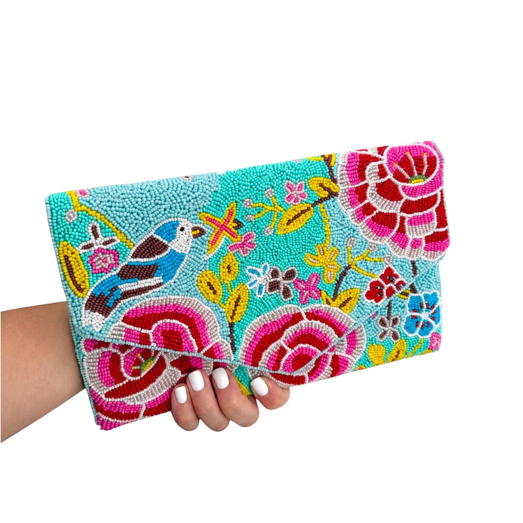 Paloma Embroidered Clutch – Image 4 | JOYCO