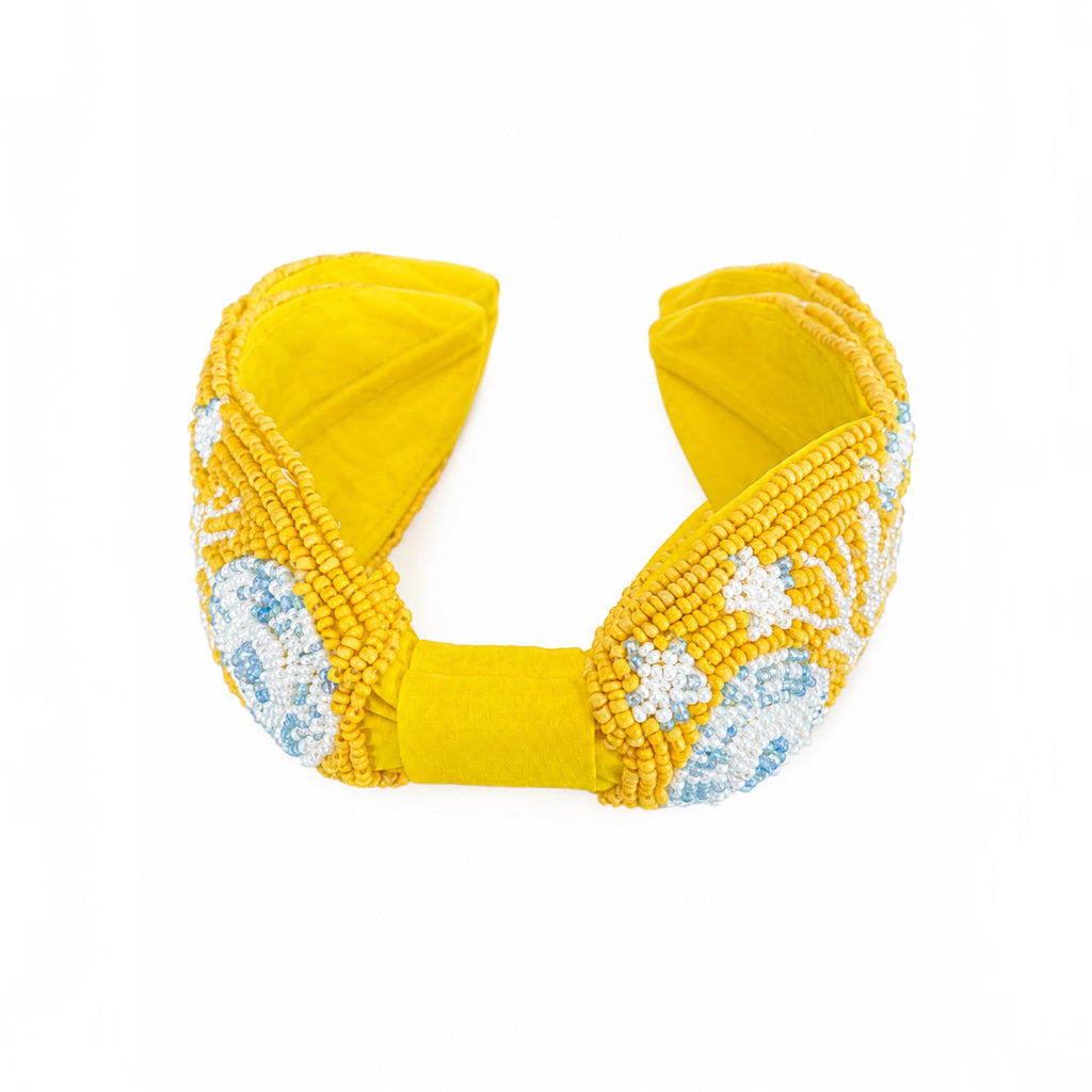 Soleil Bloom Embroidered Women Headband – Image 5 | JOYCO
