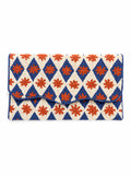 Golden Azure  Embroidered Clutch