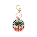 Palm Mirage Embroidered Keychain – Image 1 | JOYCO