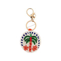 Palm Mirage Embroidered Keychain – Image 1 | JOYCO