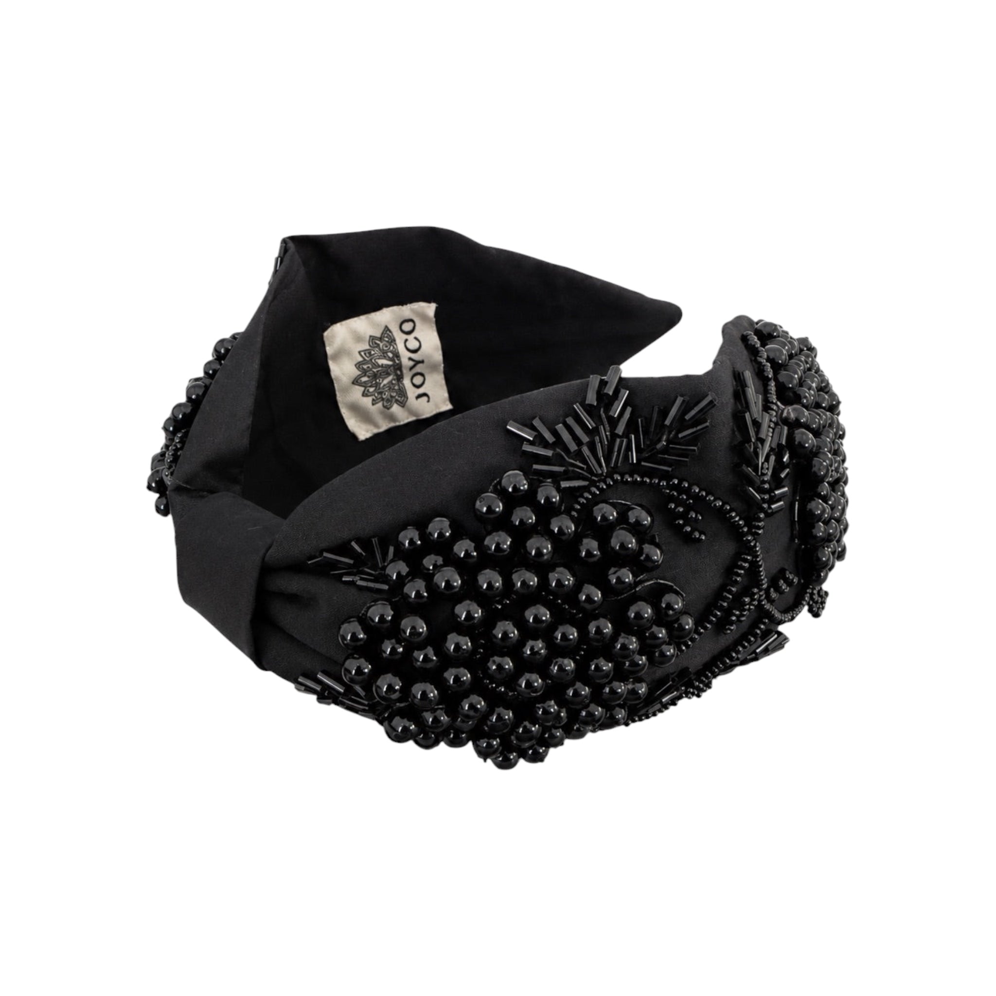 Alessia Black Embroidered Women Headband – Image 5 | JOYCO