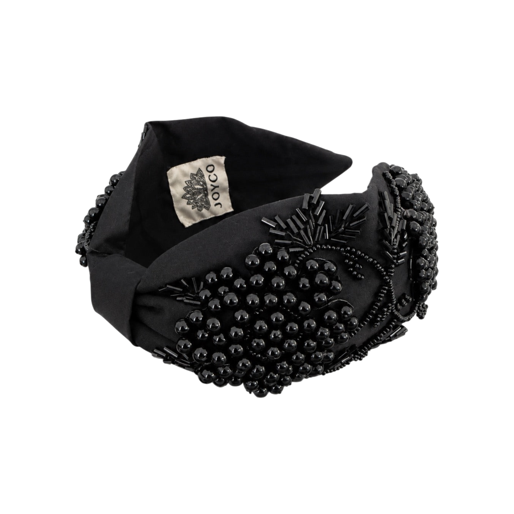 Alessia Black Embroidered Women Headband – Image 5 | JOYCO