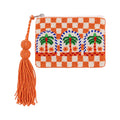 Palm Mirage Embroidered Pouch – Image 1 | JOYCO
