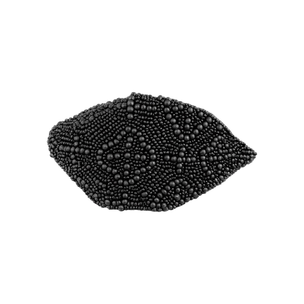 Black Orchid Embroidered Women Headband – Image 3 | JOYCO