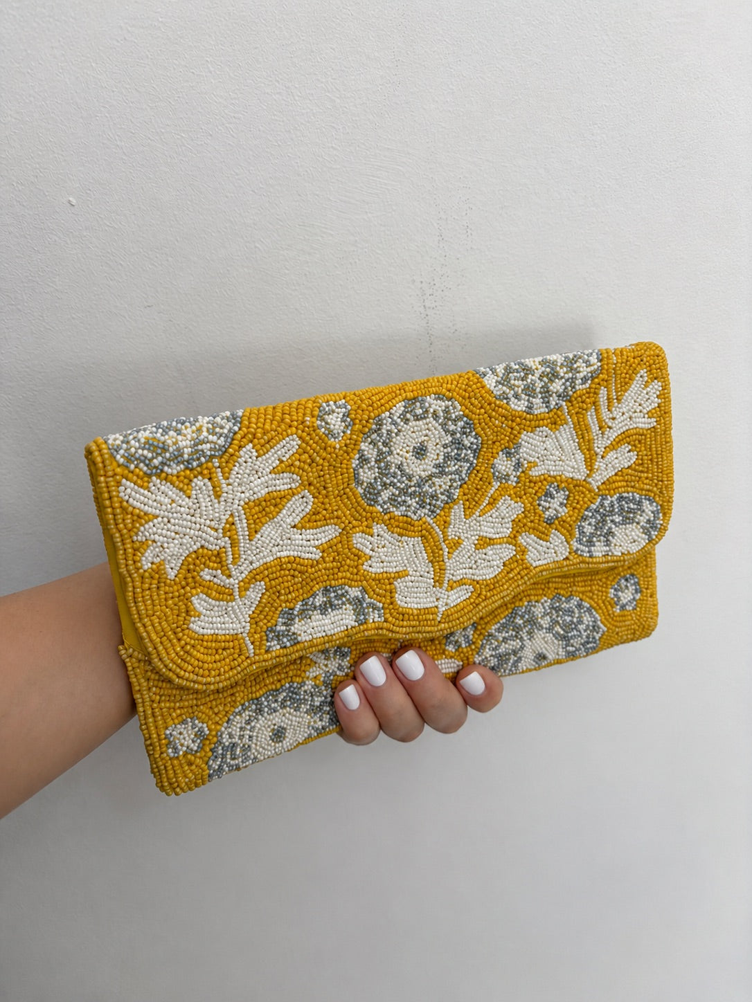 Soleil Bloom Embroidered Clutch