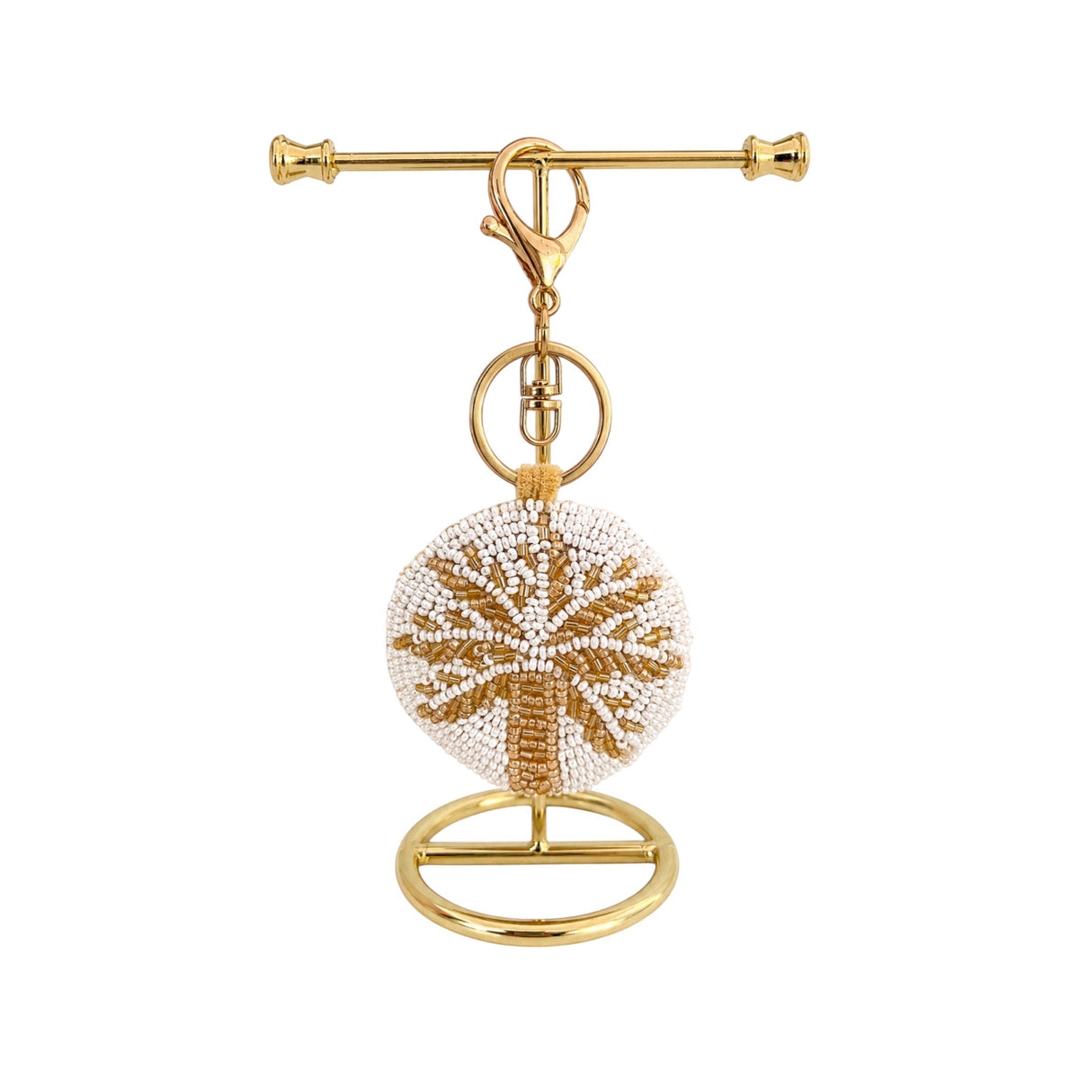 Palm Glow Embroidered Keychain – Image 2 | JOYCO