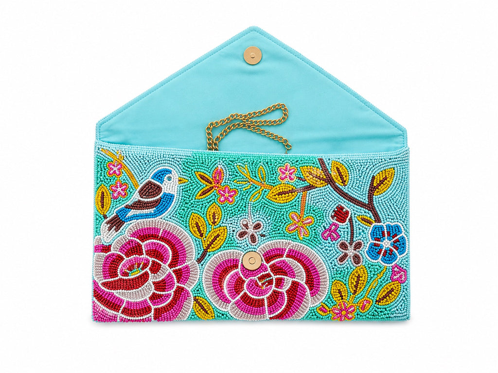 Paloma Embroidered Clutch
