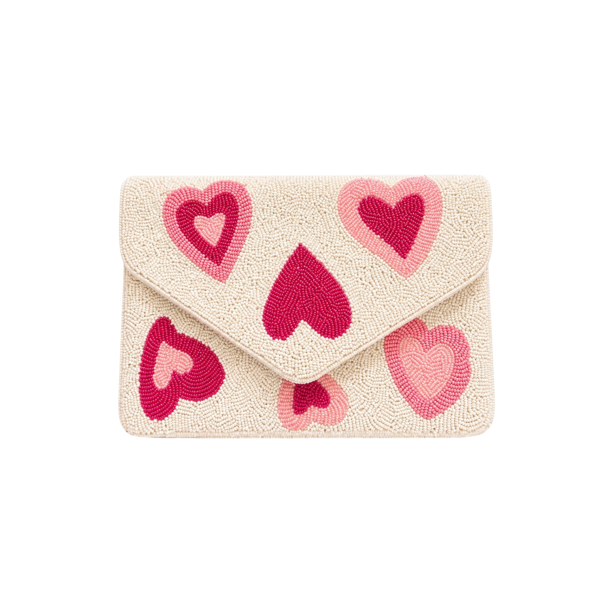 Amanda Embroidered Clutch – Front View | JOYCO