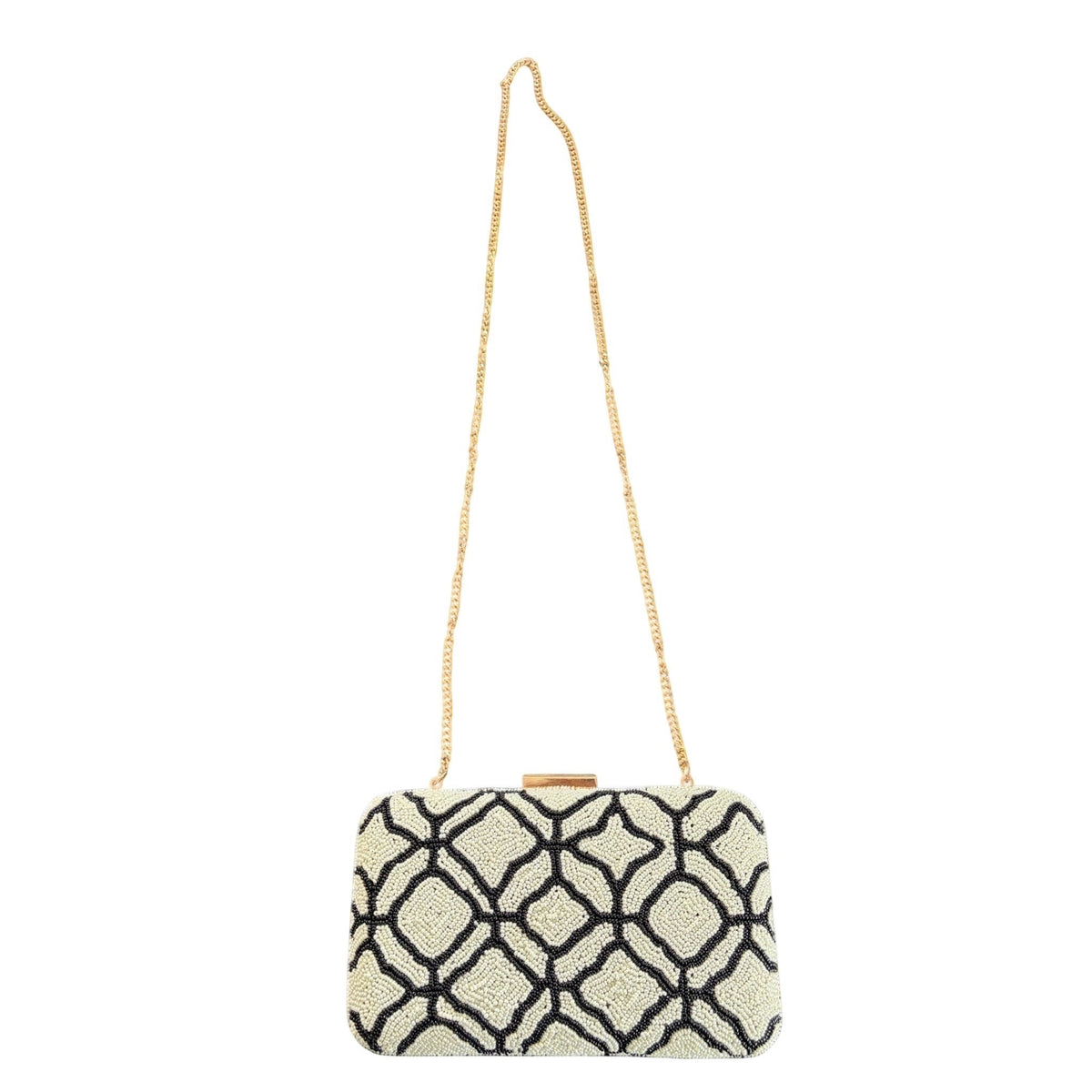 Maison Blanc Embroidered Box Clutch – Image 2 | JOYCO