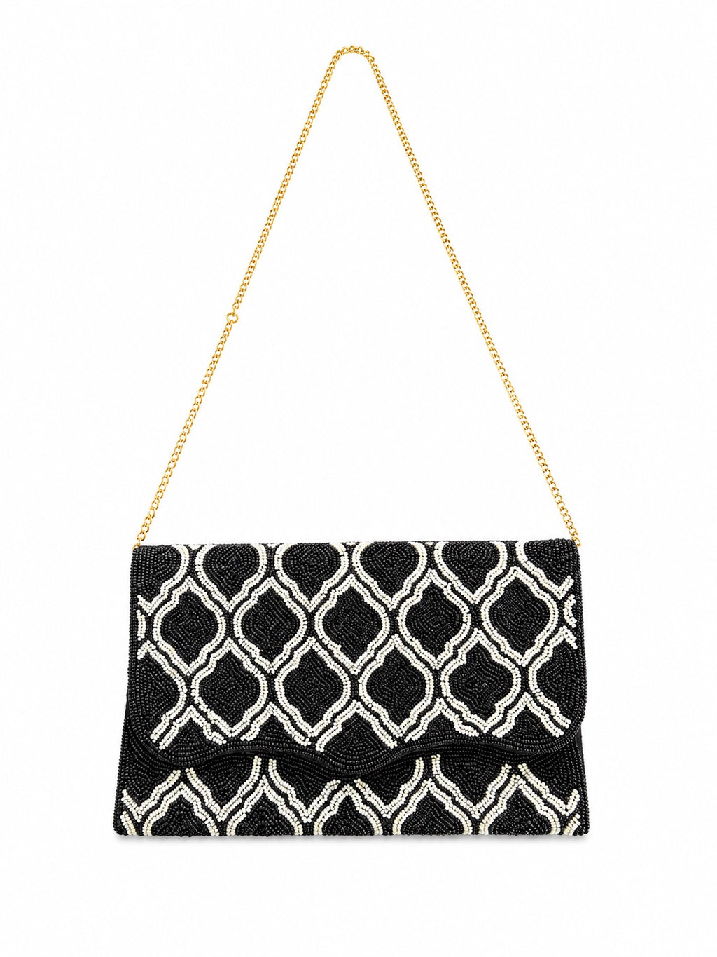 Maison Noir Embroidered Clutch