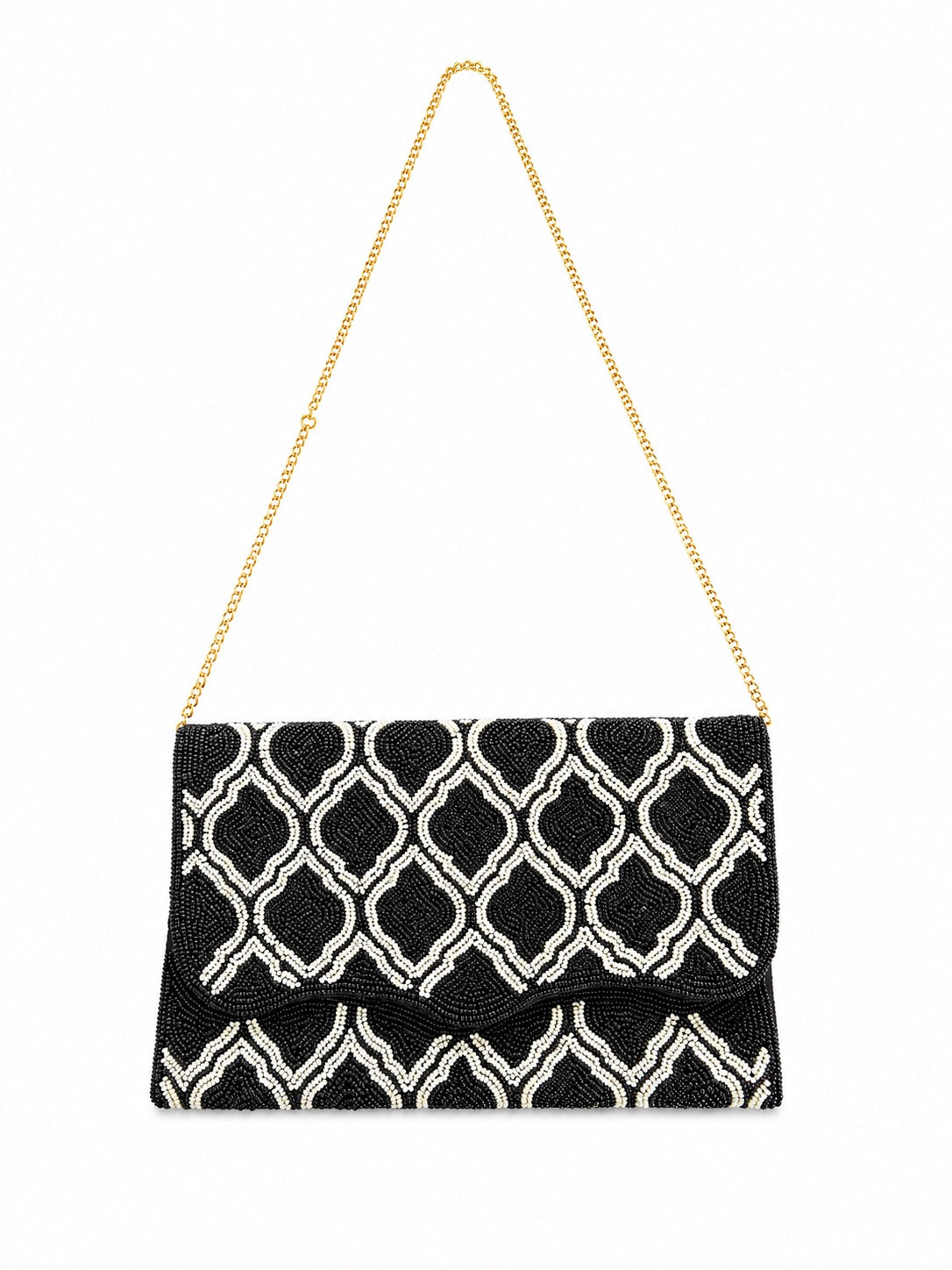 Maison Noir Embroidered Clutch