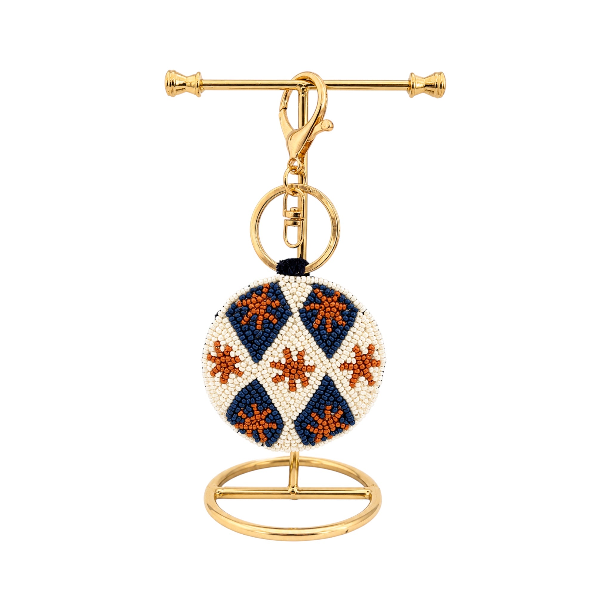 Golden Azure Embrodiered Keychain – Image 2 | JOYCO