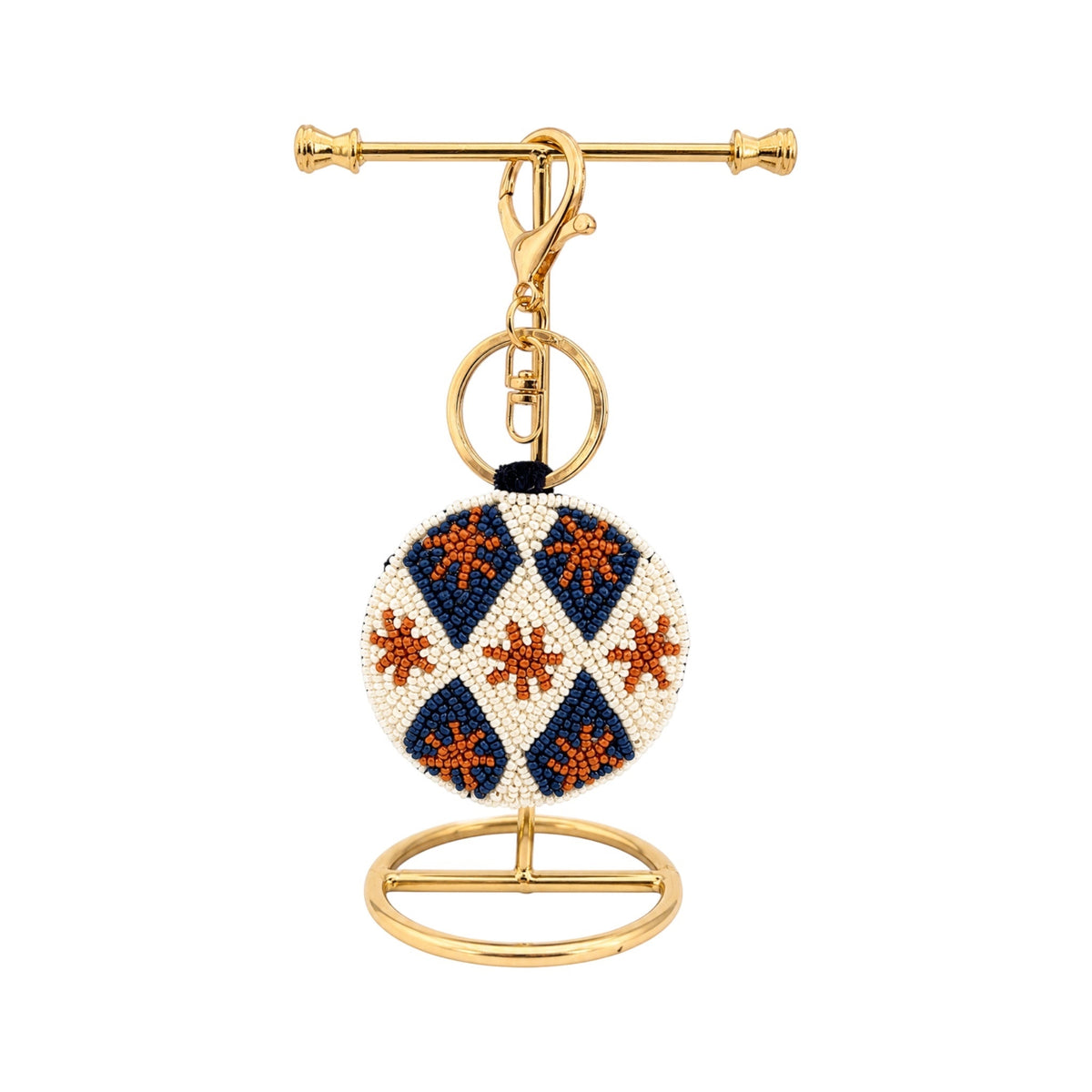 Golden Azure Embrodiered Keychain – Image 2 | JOYCO