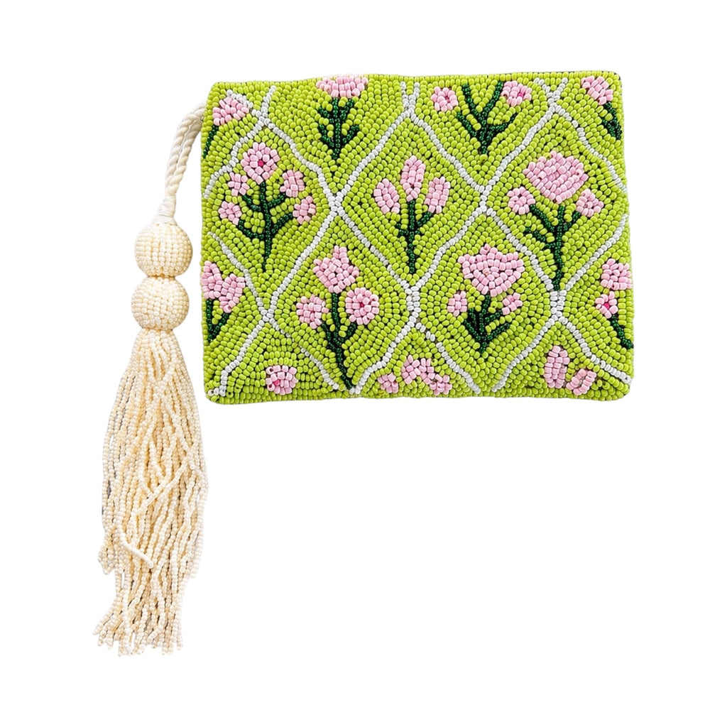 Verdant Muse Embroidered Pouch – Image 1 | JOYCO