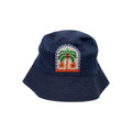 Palm Mirage Navy Embroidered Hat – Image 1 | JOYCO