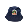 Palm Mirage Navy Embroidered Hat – Image 1 | JOYCO